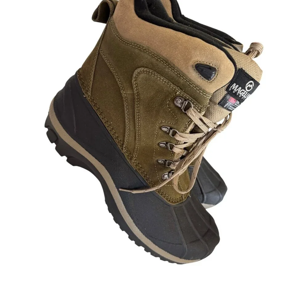 Magellan Outdoors Size 10 Winter Boots W/‎ 3M Thinsulate & Waterproof Shell